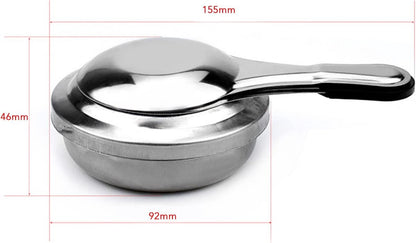 2pcs Portable Stainless Steel Alcohol Stove, Detachable Fondue Alcohol Burner, Gummy Alcohol Burner for Outdoor Camping, Environmentally Friendly - Image 5