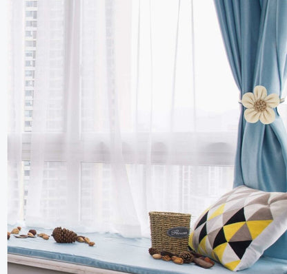 Curtain Holder - 2 Pieces - Curtain Tie Back - Curtain Tie Rope - Magnetic Curtain Cord - Beige - 40 cm - Image 4