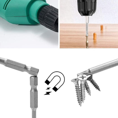 11 pieces - Screwdriver bits - Screwdriver bit set - Long Torx screwdriver set - Hollow Torx bit set - S2 steel - with security head - hexagon shaft - 100mm - T6 T7 T8 T9 T10 T15 T20 T25 T27 T30 T40 - Image 4