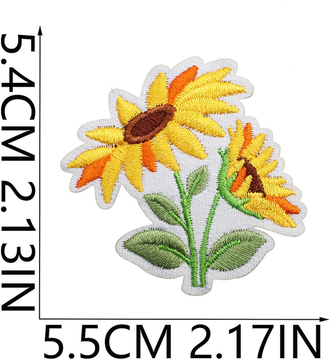 32 Pieces Iron-On Patches - Iron-On Embroidered Patches - Embellishment For Clothing - Clothes Patches - DIY Accessories - Cute Sewing Appliques - Sew On Embroidered Applique Sewing Patches - For Jackets, Hats, Backpacks, Jeans-A - Image 3