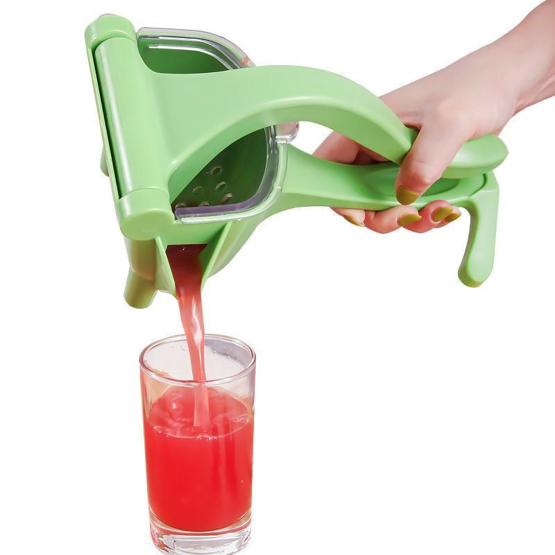 Manual Juicer - Fruit and Vegetable Juicers - Portable Multifunctional Lemon and Orange Juicer for Home Use - High Efficiency Juicing Appliance - Light Green - Image 2