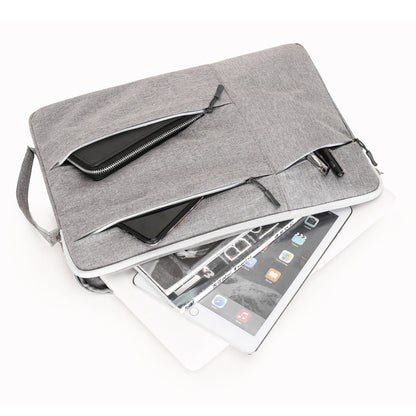 Laptop Case - Suitable for 13/14/15.6 inches - Zippered Laptop Case - Laptop Sleeve - Waterproof Oxford Cloth - Scratch and Wear Resistant, Easy to Carry - Gray - Image 8