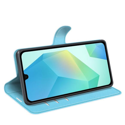Compatible with Samsung Galaxy A17 5G Case Blue Litchi Texture Horizontal Flip Stand Cover for Compatible with Samsung Galaxy A17 5G - Image 5