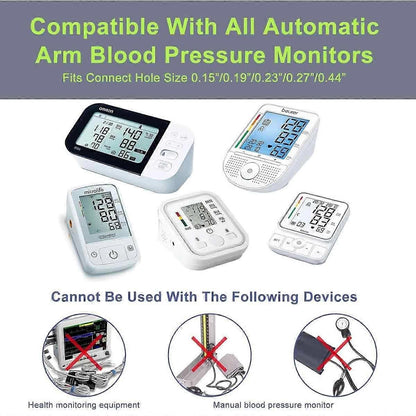 Blood Pressure Cuff for Children 2 Pcs Adjustable 17.2-22.1 cm Upper Arm Replacement Accessories Compatible with Connection_OF - Image 4