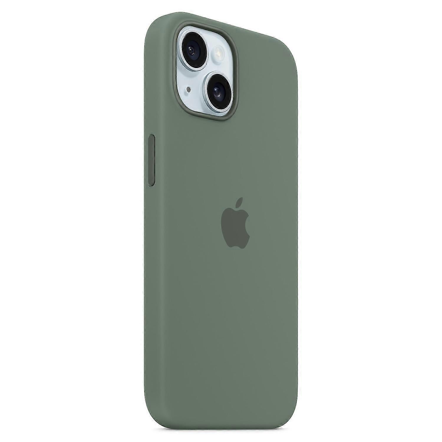 iPhone 15 Case Compatible with MagSafe Scratch-resistant Silicone Case Red Green - Image 2