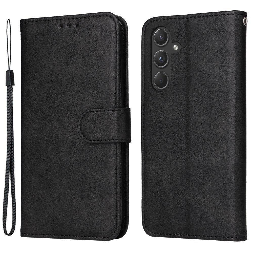 Compatible with Samsung A55 5G Wallet Case PU Leather Black with Card Slots Samsung - Image 2
