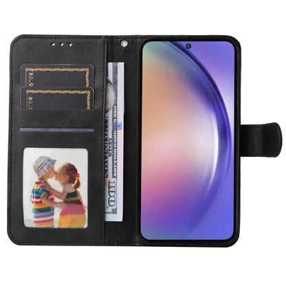 Compatible with Samsung A55 5G Wallet Case PU Leather Black with Card Slots Samsung - Image 3