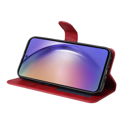 Compatible with Samsung A55 5G PU Leather Wallet Case Samsung, Red - Image 4