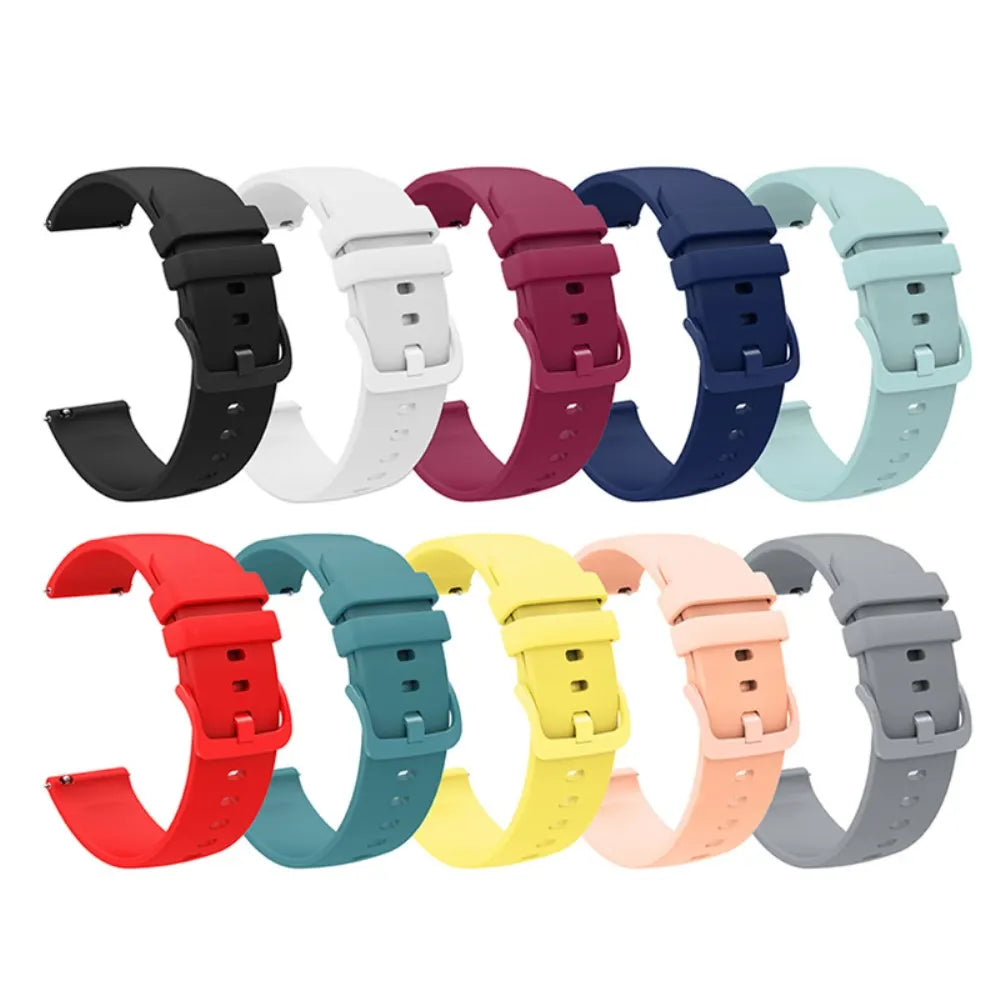 Silicone Strap for Amazfit GTR 2 2e Compatible with Amazfit Multiple Colors White