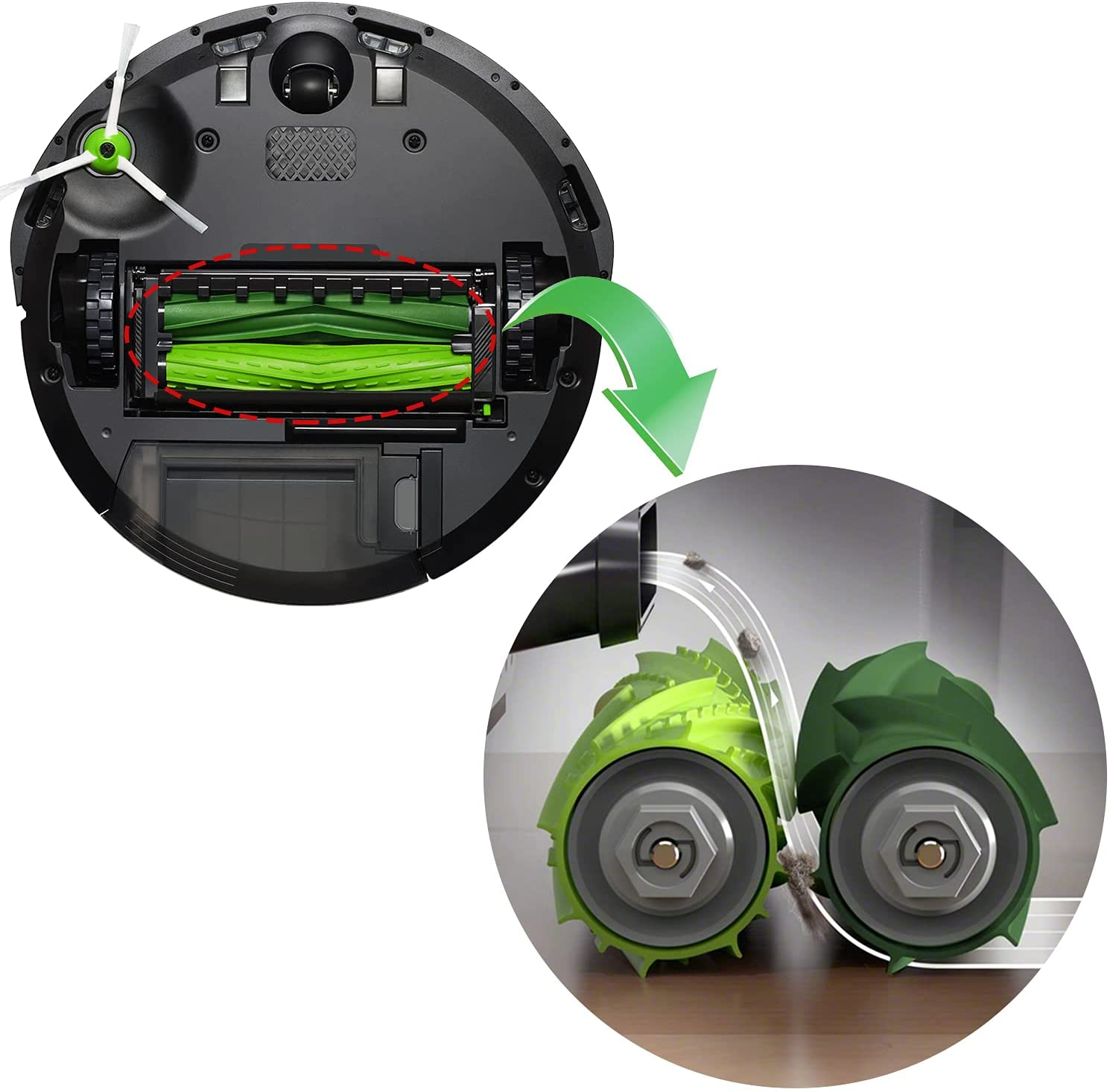 Robot Vacuum Cleaner Accessories Compatible with iRobot Roomba i7 i7+ E5 E6 i6 i3 i3+ 16 Parts - Image 3