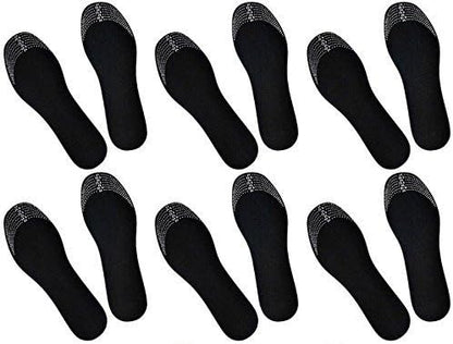 Activated Carbon Shoe Insoles for Odor Neutralization and Moisture Absorption, 6 Pairs