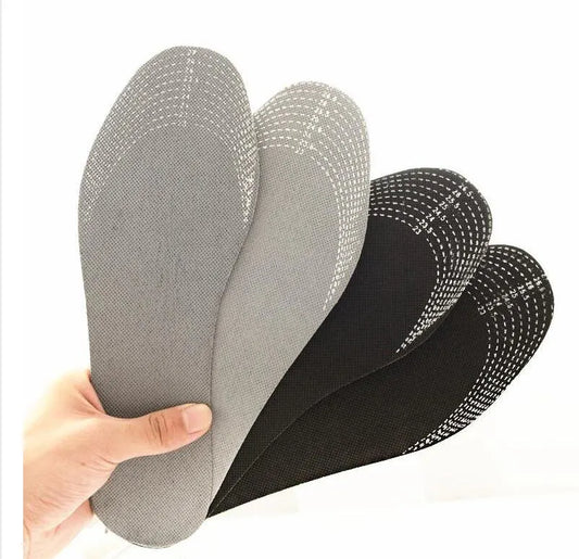 Activated Carbon Shoe Insoles for Odor Neutralization and Moisture Absorption, 6 Pairs - Image 2