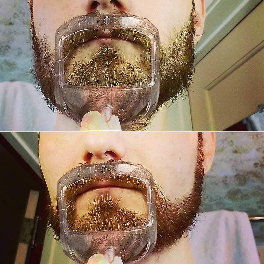 Goatee Shaving Template Beard Guide Shaper For Men White 5 Sizes - Image 2