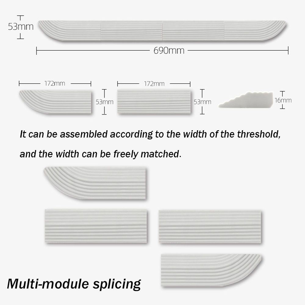 Threshold strip for robot vacuum cleaner beige - Image 2