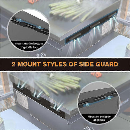 Blackstone Grill 36-inch Magnetic Wind Shields Flame Shield Stainless Steel Grill Accessories Compatible with 36 Inch - Image 4