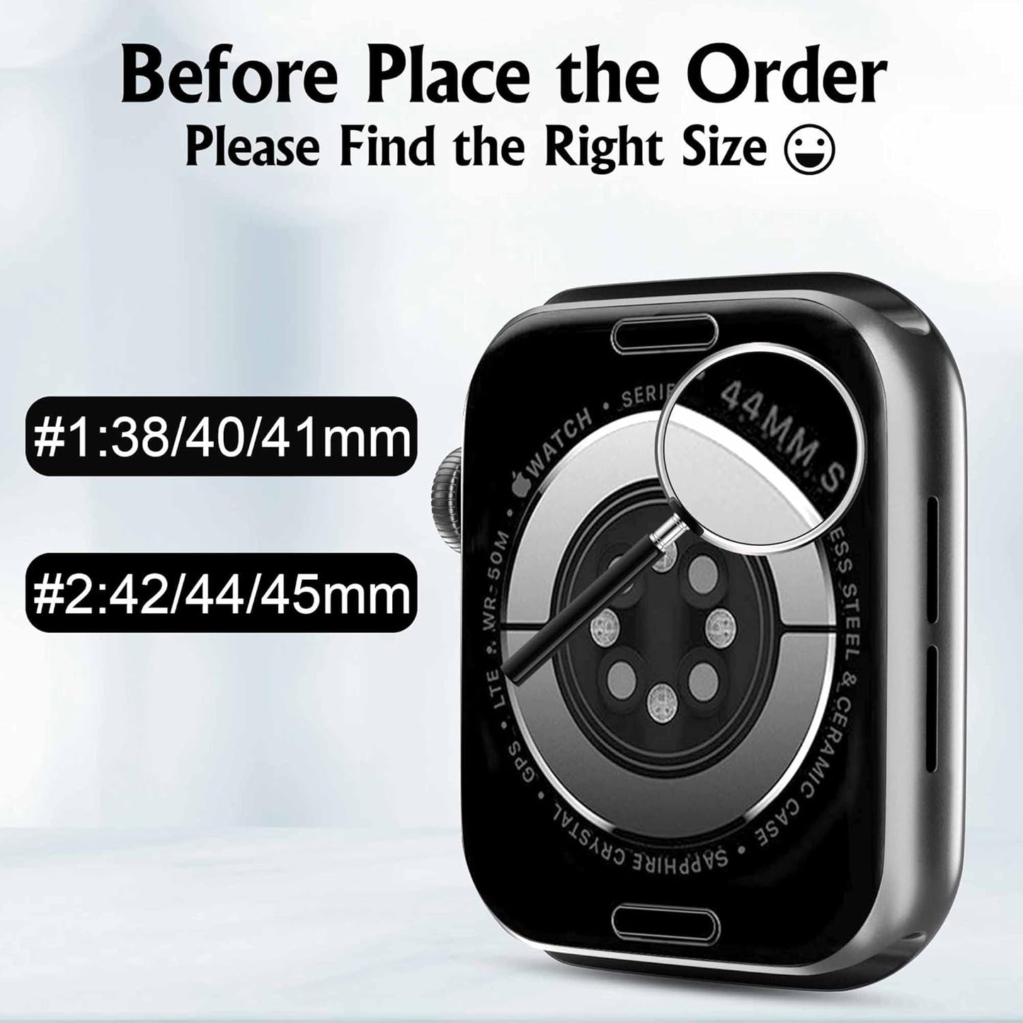 Compatible with Apple Watch Stretch Band Apple Watch 45mm 44mm 42mm Adjustable Sport Bracelet for Men and Women Black - Image 5