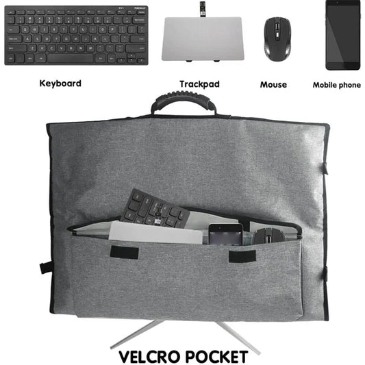 Monitor Carrying Case Compatible with 24-27 Inch Desktop Computer Monitors Protective Storage Bag with Handle - Image 2
