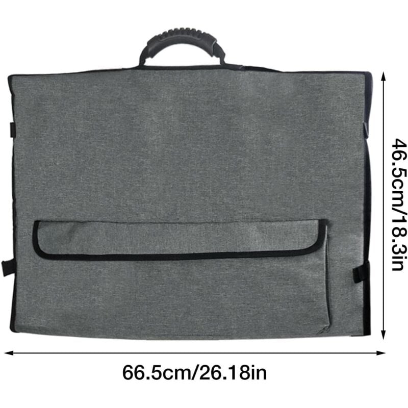 Monitor Carrying Case Compatible with 24-27 Inch Desktop Computer Monitors Protective Storage Bag with Handle - Image 4