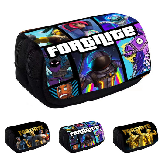 Fortnite Cartoon Anime Pencil Case for Girls School Supplies Gift - Image 2