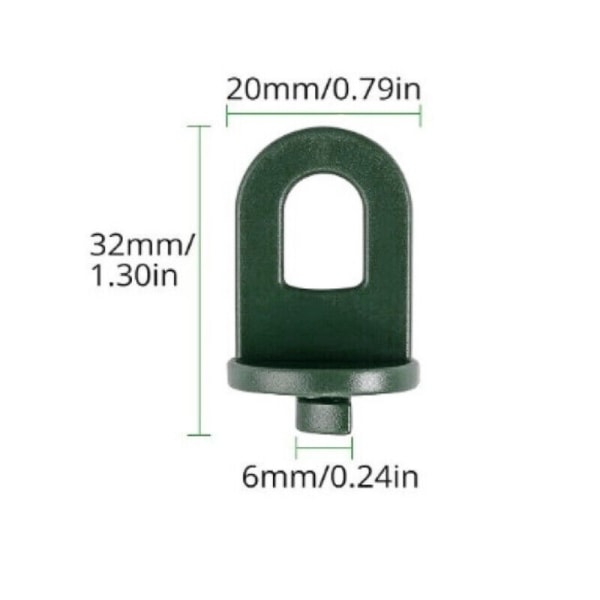 Greenhouse Hanging Clamps 50pcs Plant Crop Clips Hooks for Greenhouse Gardening - Image 3