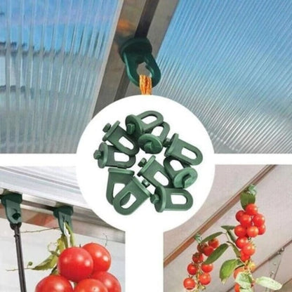 Greenhouse Hanging Clamps 50pcs Plant Crop Clips Hooks for Greenhouse Gardening - Image 4