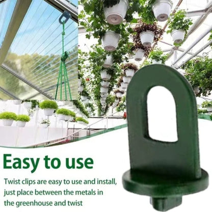 Greenhouse Hanging Clamps 50pcs Plant Crop Clips Hooks for Greenhouse Gardening - Image 8