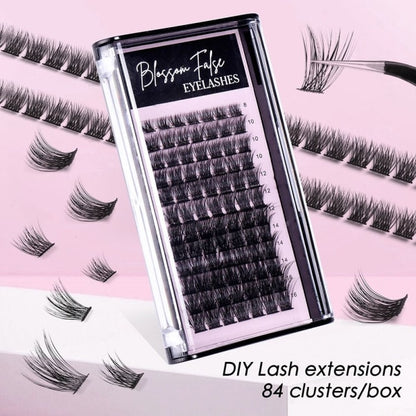 DIY Eyelash Extension Individual Cluster False Eyelashes - Image 6