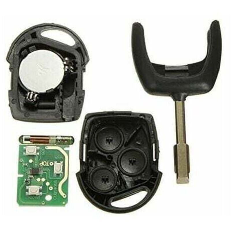 1 pc 3-button 433 MHz FOB remote key for Ford/Mondeo/Fiesta/Focus/Ka Transit - Image 2