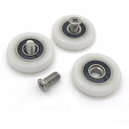 23mm Diameter Replacement Shower Door Roller Wheels Set of 8 - Image 4