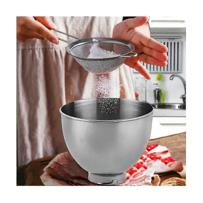 304 Stainless Steel Bowl Compatible with KitchenAid Classic and Artisan 4.5-5 QT Tilt-Head Mixers 5 Quart - Image 4