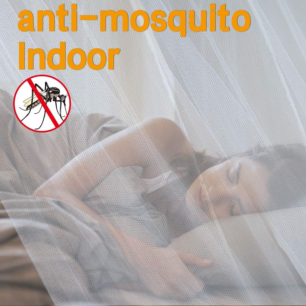 Mosquito net, large mosquito net with frame for king size bed, mosquito net for indoor and outdoor use (200 x 220 x 210 cm) - Image 3