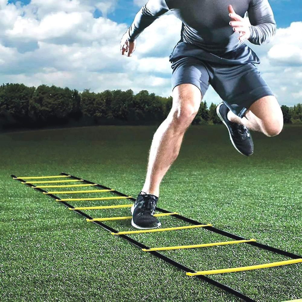 Football Speed and Agility Training Equipment 18-Piece Set with Ladders, Cones, Parachute - Image 3