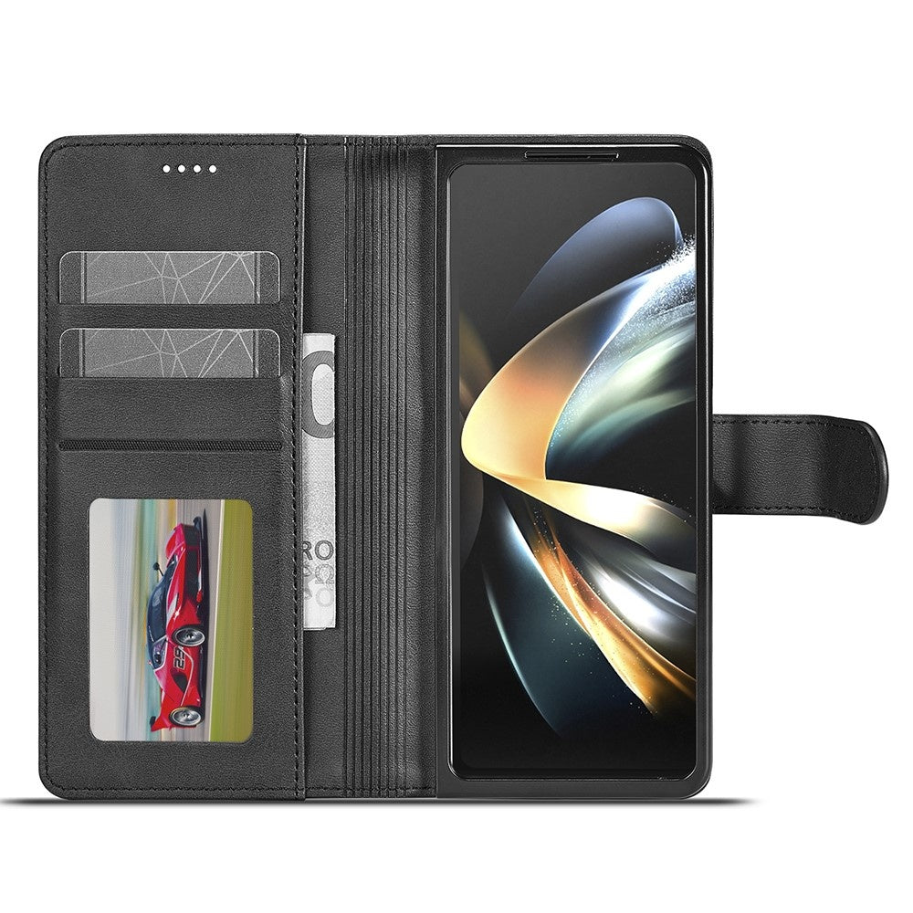 Compatible with Samsung Galaxy Z Fold6 5G Phone Case Cover with Kickstand - Black - Image 6