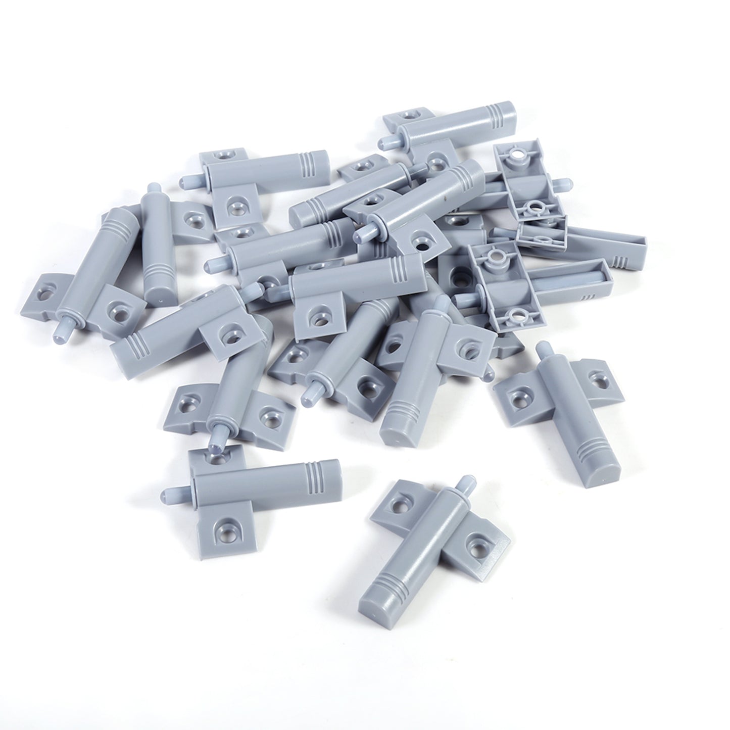 20pcs/pack Kitchen Door Stop Drawer Soft Quiet Closing Damper Buffers Grey/White - Image 3