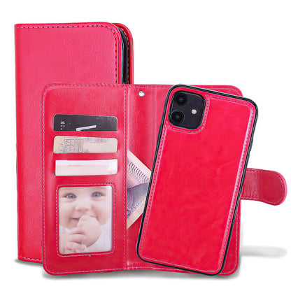 iPhone 12 - Leather Case / Protection Pink - Image 9