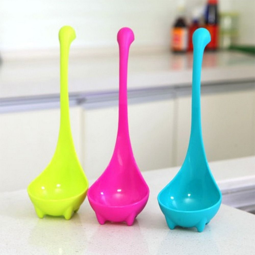 Nessie Soup Ladle 3-Pack with Loch Ness Design Upright Spoon Compatible with Kitchen Bar Tools - Image 4