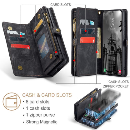 Galaxy S25 Wallet Case with Multi-Slot 2-in-1 Design Black Slim Protective Cover with Card Holder for Compatible with Samsung S25 - Image 5