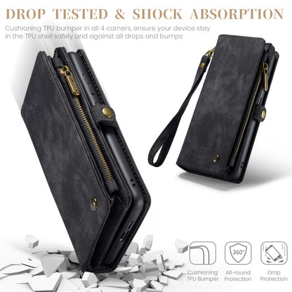 Galaxy S25 Wallet Case with Multi-Slot 2-in-1 Design Black Slim Protective Cover with Card Holder for Compatible with Samsung S25 - Image 8