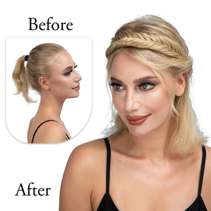 1pc Synthetic Braiding Hair with Adjustable Belt Braided Bohemian Style Women Hairstyle 10 10 Athree strand braid - Image 5
