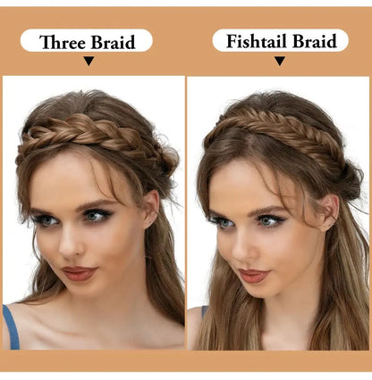 1pc Synthetic Braiding Hair with Adjustable Belt Braided Bohemian Style Women Hairstyle 10 10 Athree strand braid - Image 7