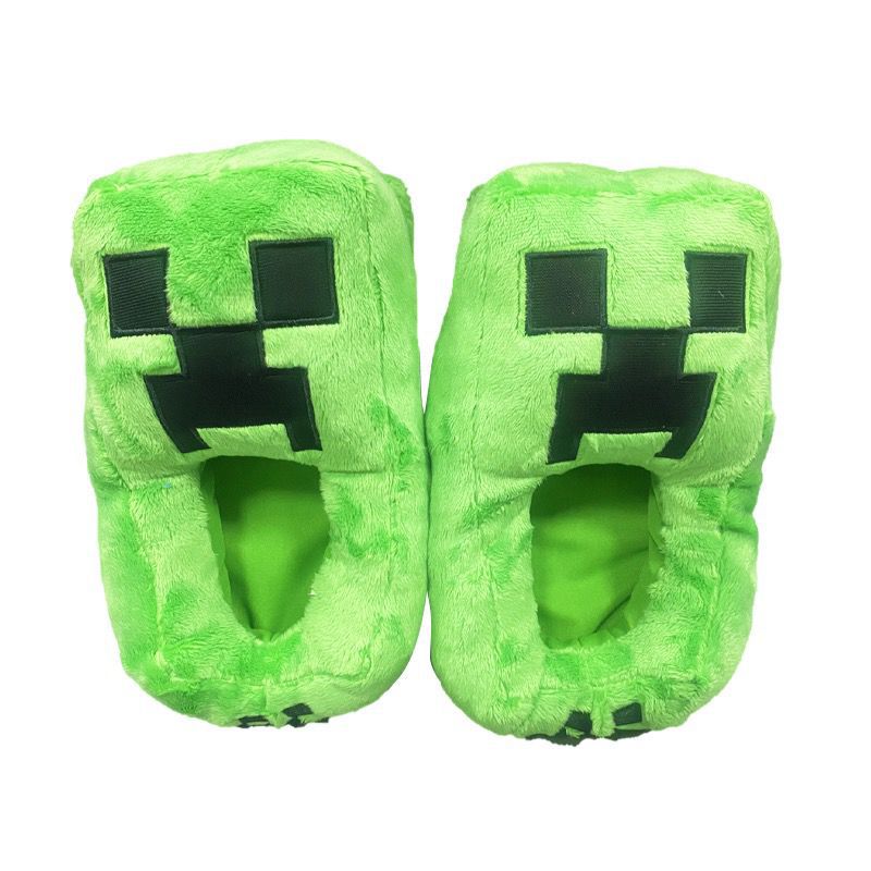 Minecraft Slippers Green Sizes 20-36 - Image 2