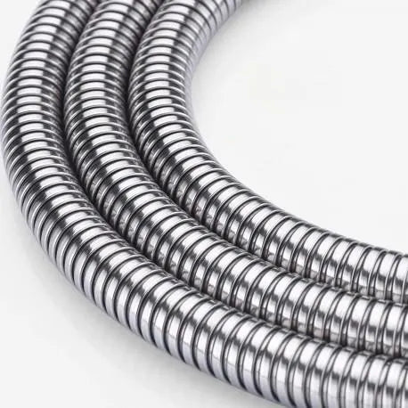 3m Stainless Steel Shower Hose Silver - Image 3