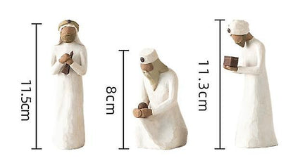 Willow Tree Three Wise Men Nativity Figurine Set Hand Painted Sculpture 26027 - Image 2