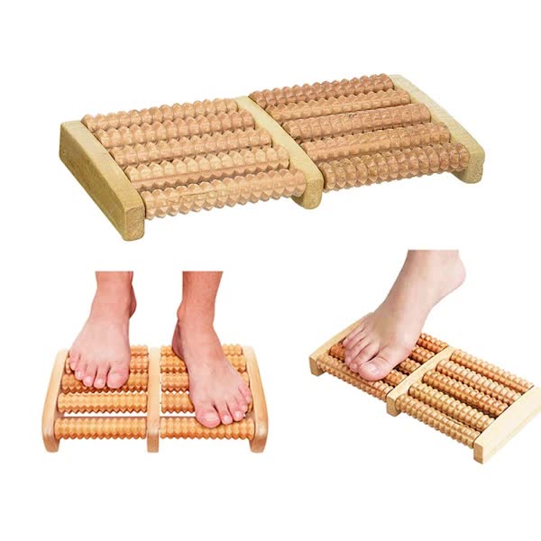 Wooden Foot Massage Roller Foot Massager - Image 2