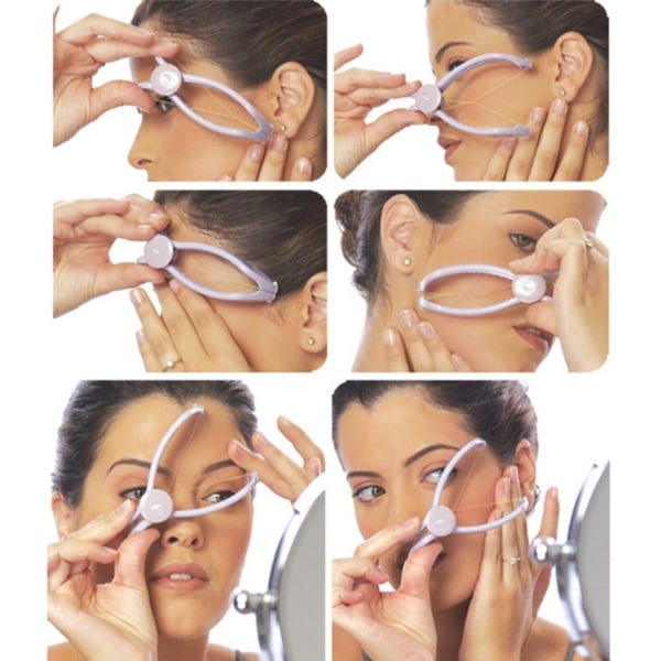Beauty Tool White Facial Threading Hair Remover - Image 2
