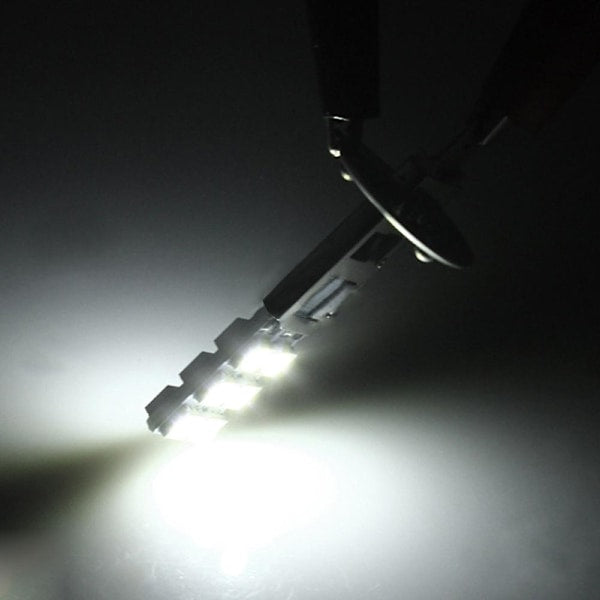 2 pcs H1 LED Headlight Bulbs Kit 6000K Super White 55W Fog Light with 12 SMD 5050 Chips - Image 4