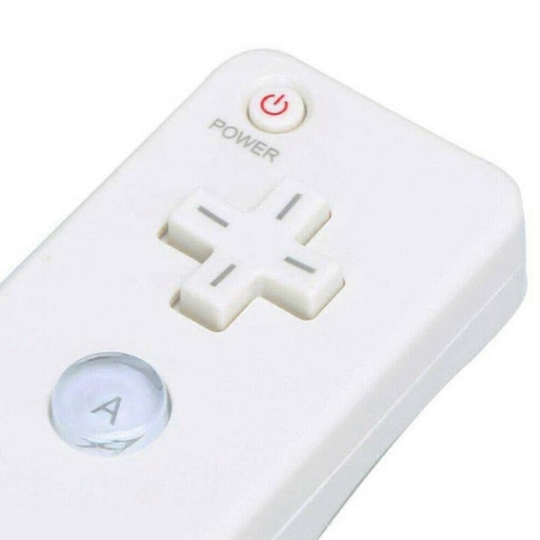 Wii Remote Control Red with Built-in Motion Plus Compatible with Nintendo Wii and Wii U - Image 3