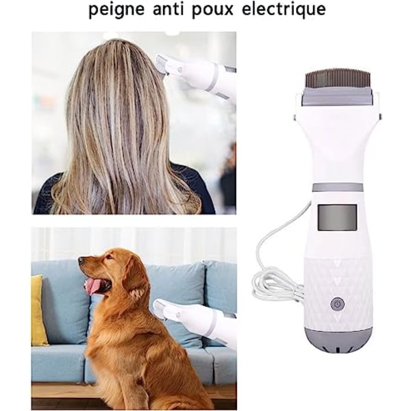 Electric Lice Comb with Vacuum, 3 Filters - Professional Lice Cleaning Tool for Kids and Pets - Image 5