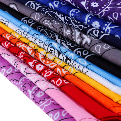 12 Pack Bandana Scarf 54x54cm Unisex Handkerchief 12 Colors - Image 2