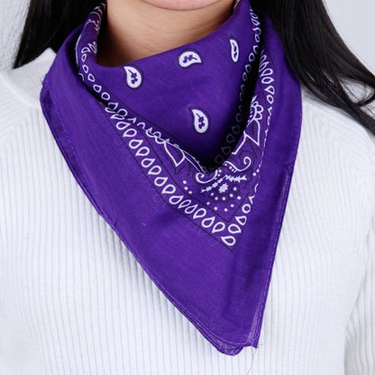 12 Pack Bandana Scarf 54x54cm Unisex Handkerchief 12 Colors - Image 4